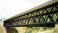 写真：角形鋼管トラス橋